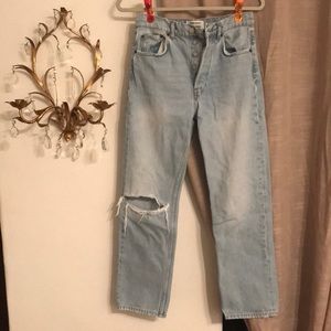 Reformation High Rise Straight Jeans